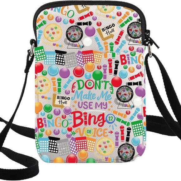 Durable Casino Game Merch Shoulder Bag with 3D Print - Perfect Gambling Gift - Picture 1 of 7